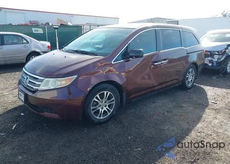 2012 Honda Odyssey Ex-L z USA, uszkodzony, nr VIN 5FNRL5H60CB045899